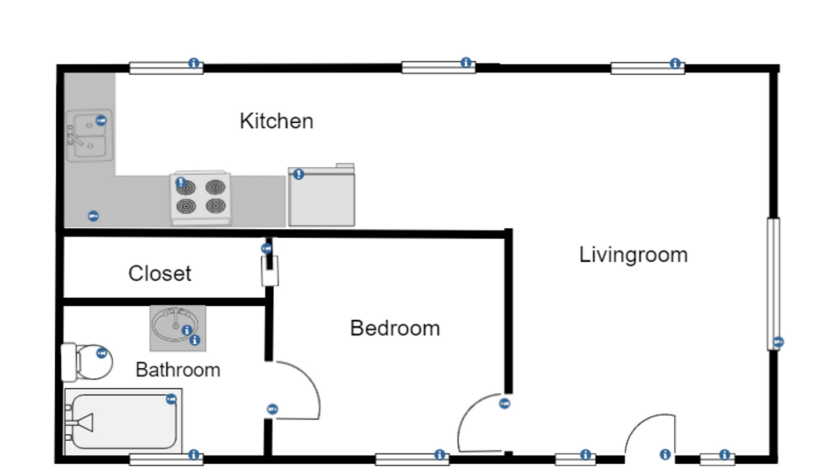 3969 1/2 Hamilton Street  - San Diego - California - 1 bed, 1 bath rental property