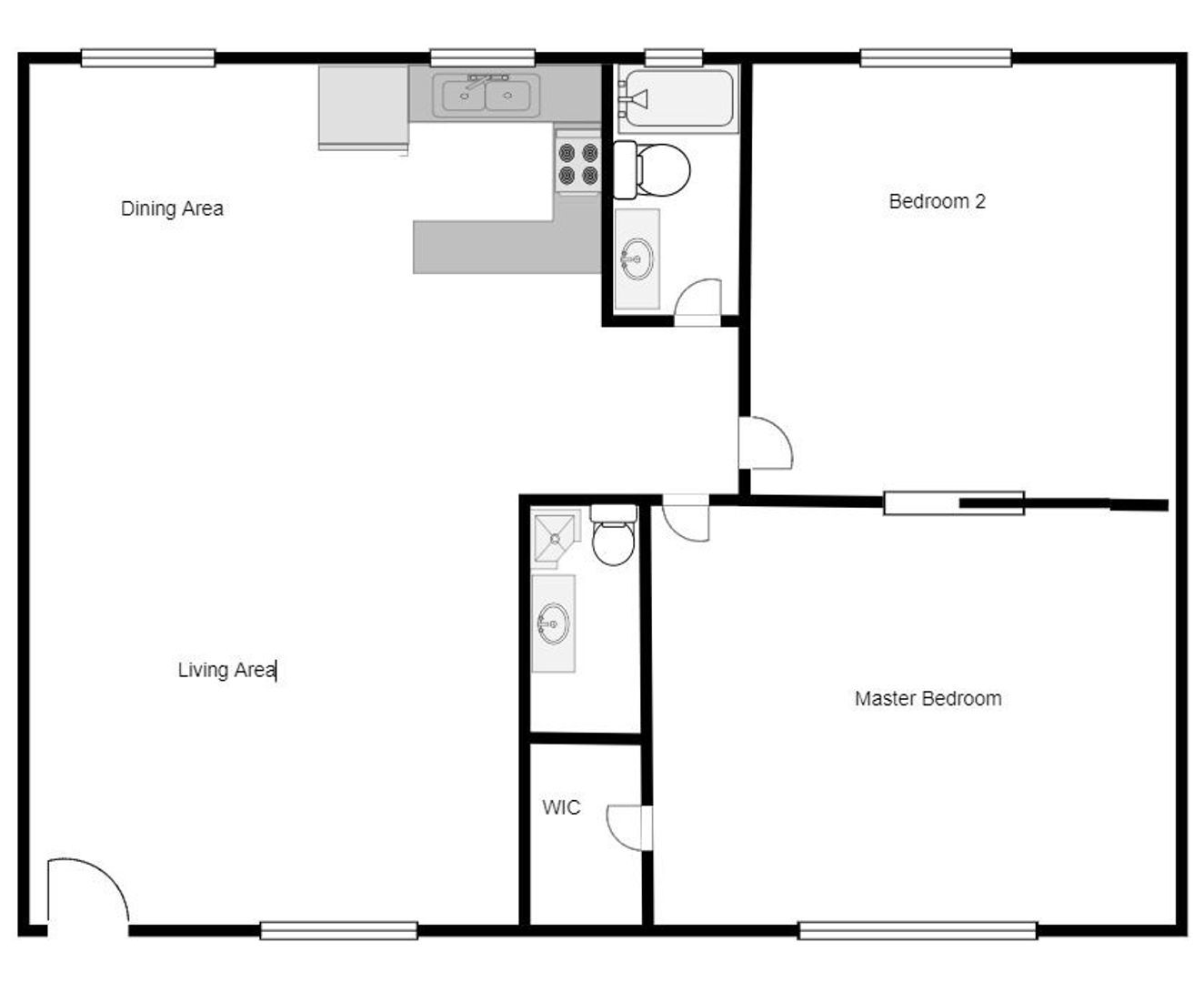 421 South Mollison Avenue - El Cajon - California - 2 bed, 2 bath rental property