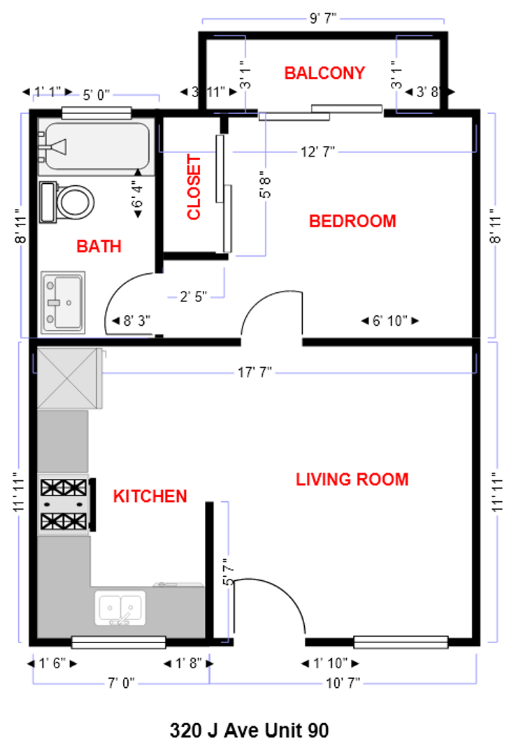 320 J. Ave. #90  - National City - California - 1 bed, 1 bath rental property