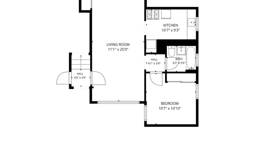 5165- 5165 1/2 Santa Monica Blvd. - Los Angeles - California - 1 bed, 1 bath rental property