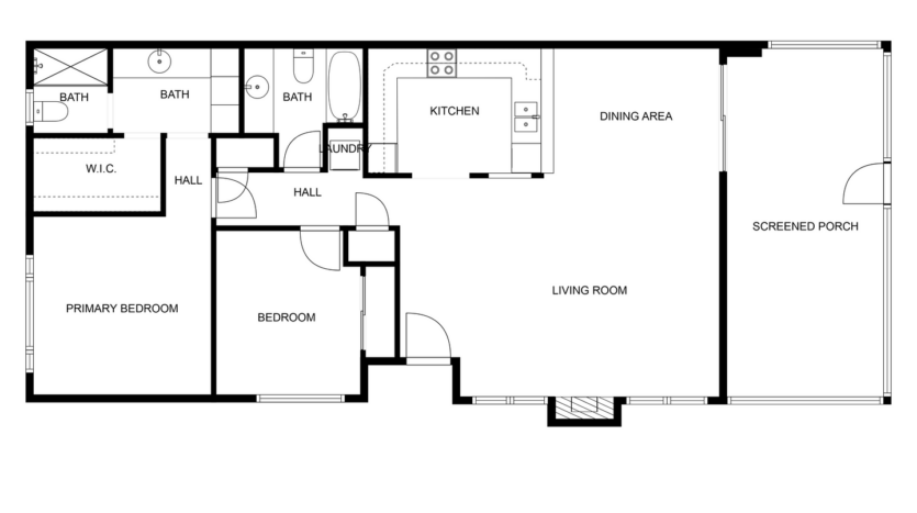 612 S Santa Fe St. #1 - Hemet - California - 2 bed, 2 bath rental property