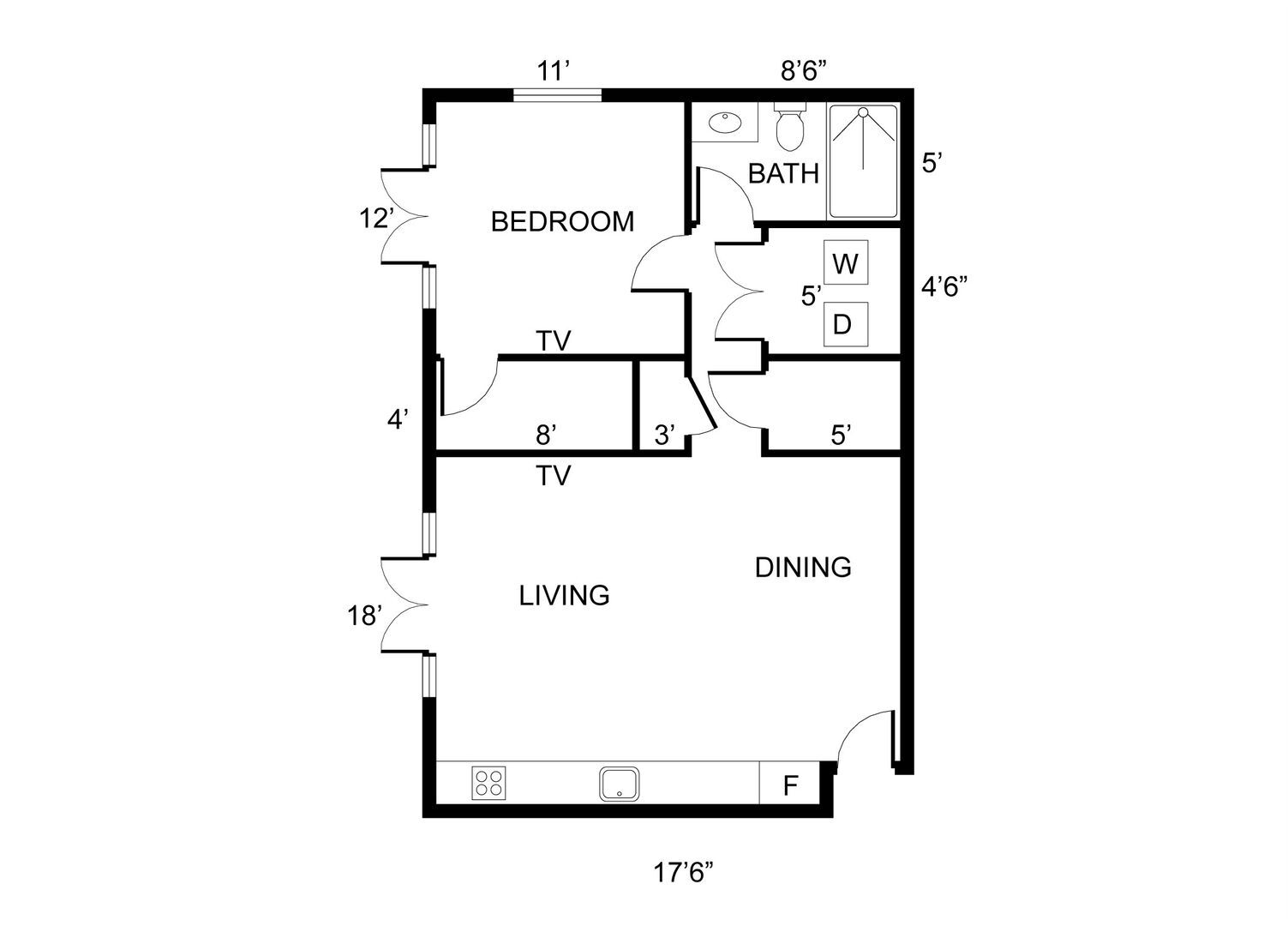 2129 S Sycamore - Los Angeles - California - 1 bed, 1 bath rental property