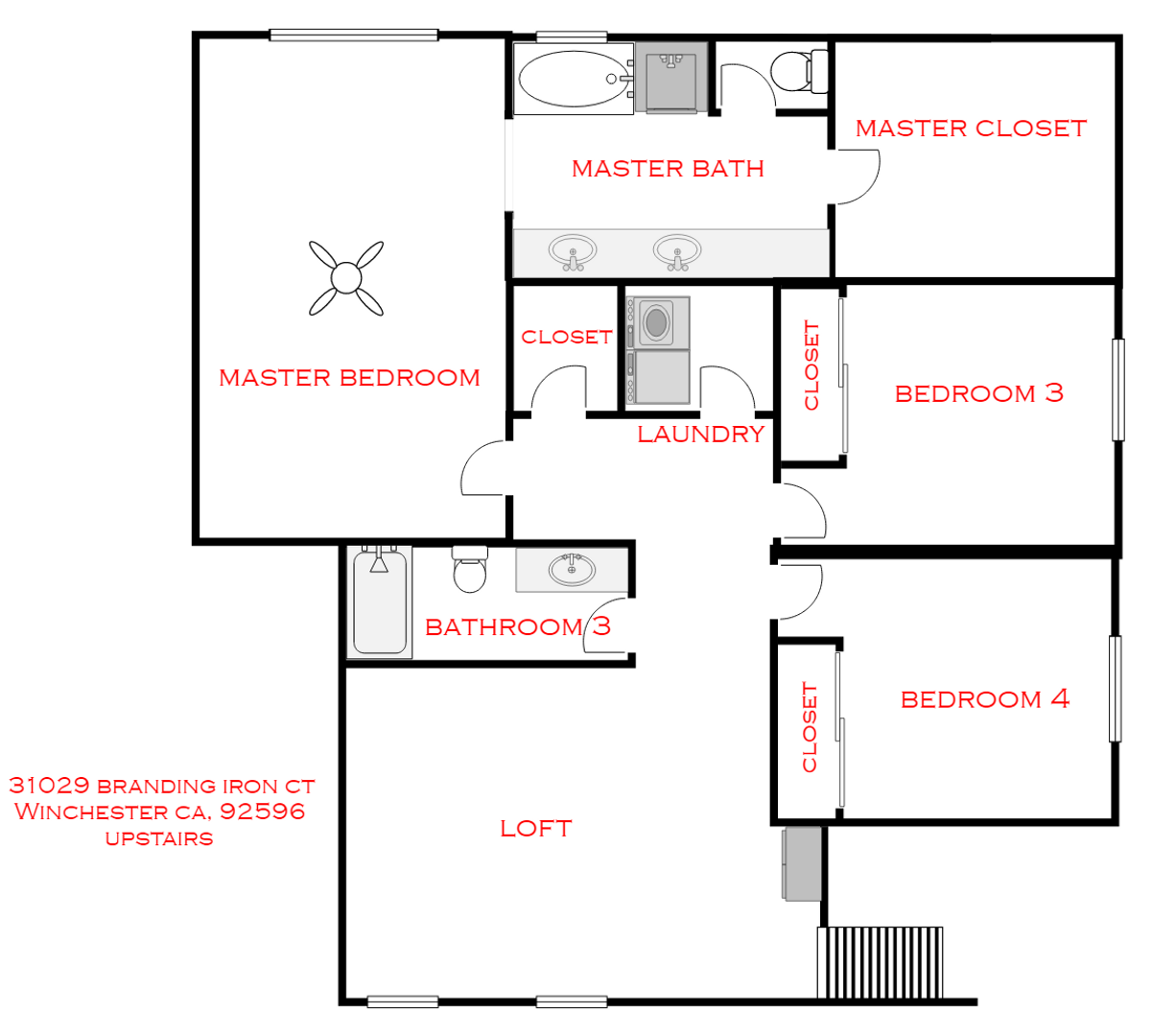 31029 Branding Iron Ct. - Winchester - California - 4 bed, 2.5 bath rental property