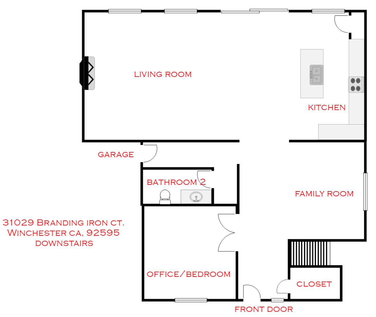 31029 Branding Iron Ct. - Winchester - California - 4 bed, 2.5 bath rental property
