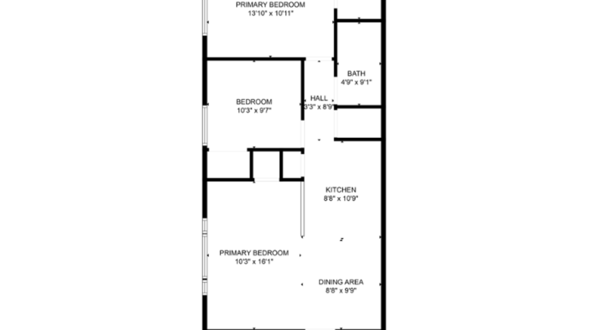 3432 Hoyt Ave  Unit 1 - Everett - Washington - 2 bed, 1 bath rental property