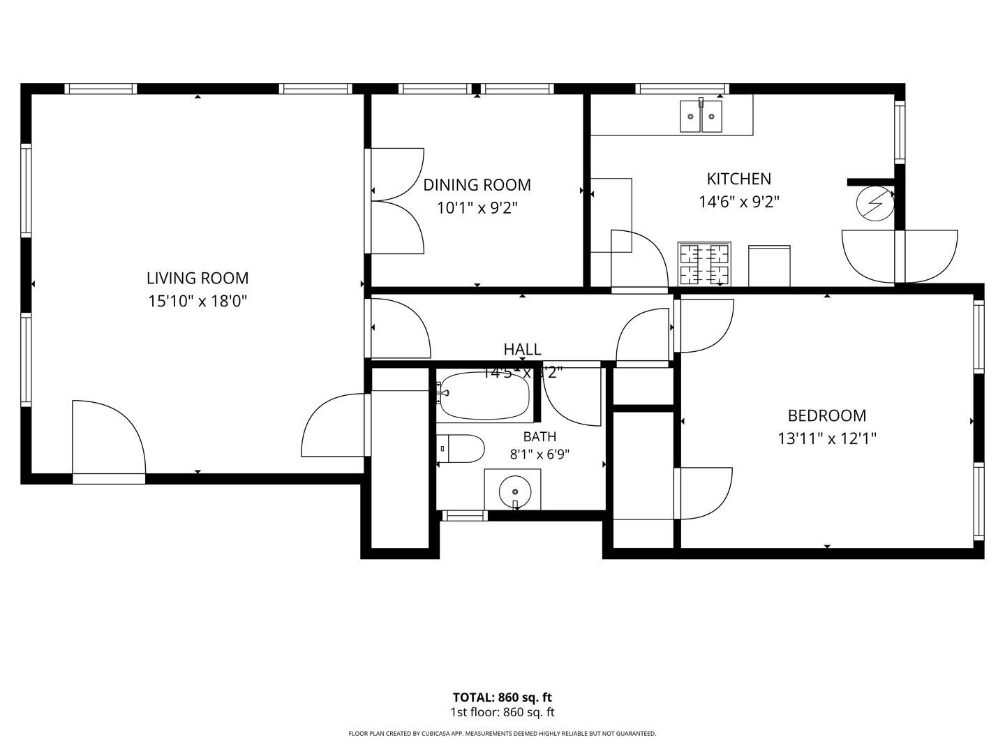 5671-5677 La Mirada Ave. - Los Angeles - California - 1 bed, 1 bath rental property