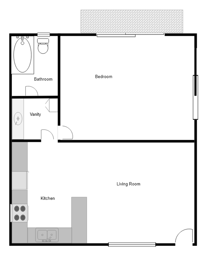 421 South Mollison Avenue - El Cajon - California - 1 bed, 1 bath rental property