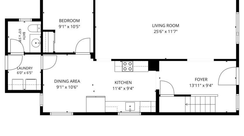 5413 S J St - Tacoma - Washington - 3 bed, 1.5 bath rental property