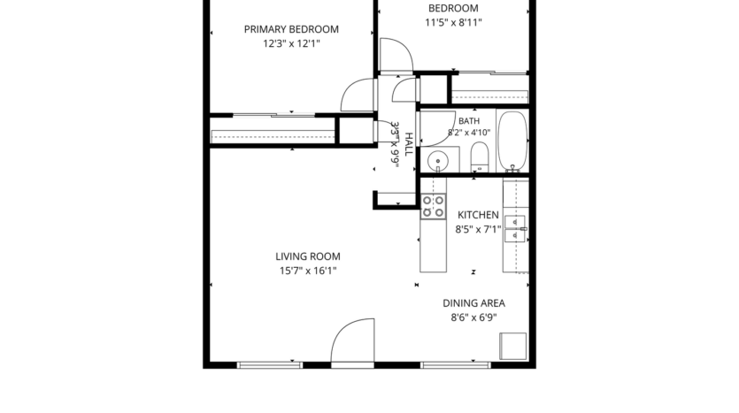 709 East Houston Avenue  Unit 09 - Visalia - California - 2 bed, 1 bath rental property